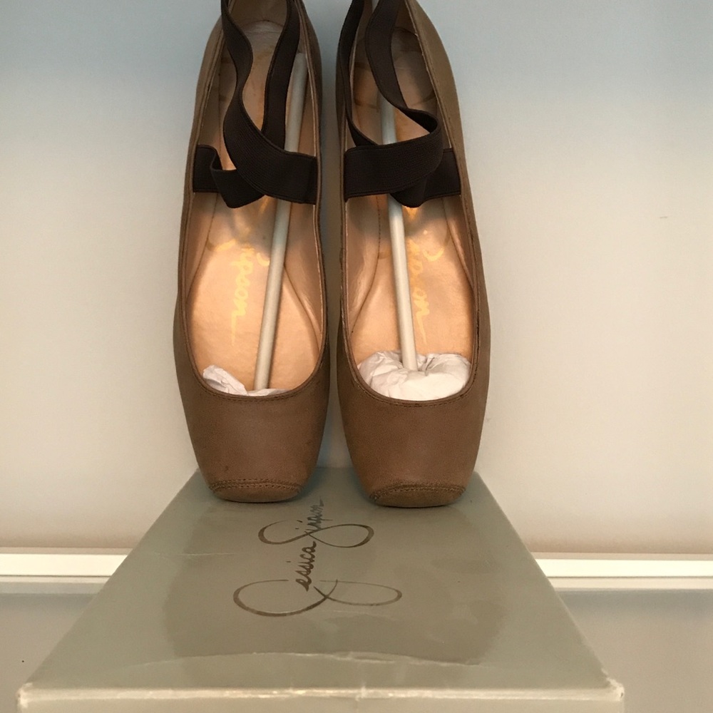 Jessica Simpson Square Toe Ballet Flats